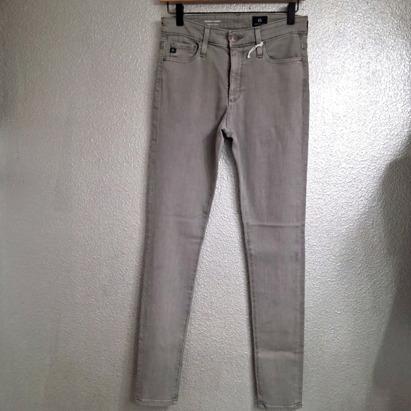 NWT AG Adriano Goldschmied Grey Farrah High Rise Skinny Jean   Size 26 - Picture 3 of 11